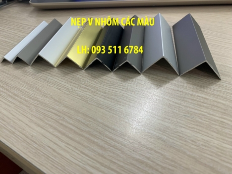 Nẹp V Inox trang trí nẹp V nhôm ốp góc giá rẻ