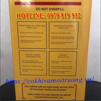 Hộp Hủy Kim Tiêm Giấy 10L