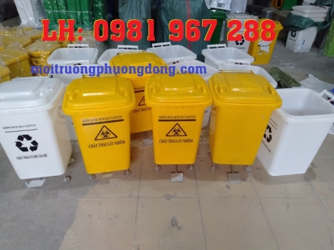 Nơi bán thùng rác 60 lít đạp chân giá rẻ