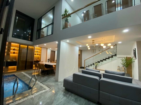 NHÀ ĐẸP 5 TẦNG - 2 MẶT THOÁNG - HỒ BƠI - SÂN VƯỜN - NỘI THẤT BAO XỊN – 14 TỶ