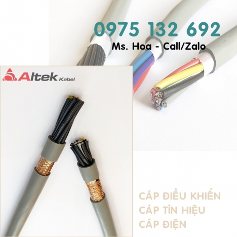 Cáp tín hiệu, cáp điều khiển Altek Kabel nhiều lõi, nhiều sợi đồng