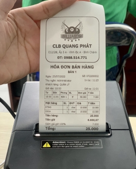Bán Máy Tính Tiền giá rẻ cho Quán Bida tại Bình Chánh