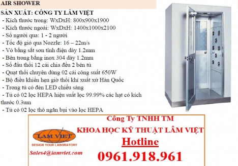 AIR SHOWER CHẤT LƯỢNG GIÁ XƯỞNG