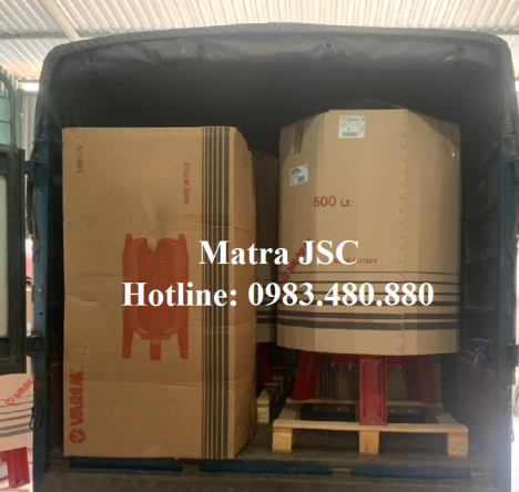 0983.480.880 - Đại chỉ cung cấp bình tích áp Varem 500L, 10 bar giá tốt nhất