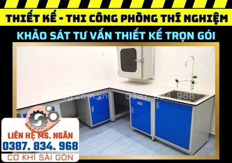Bàn Thí Nghiệm Áp Tường Giá Xưởng