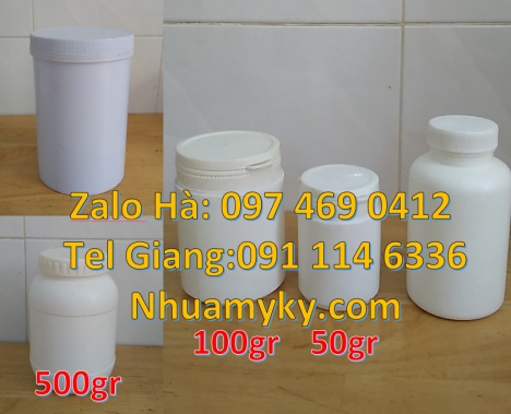 hũ 250 gram đựng mật ong Hũ 50 gr garenty, hũ 50gr nắp xé, hũ 200g đựng bơ thực vật, hũ nhựa tròn tr