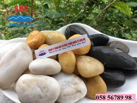 Sỏi trắng sông suối trang trí