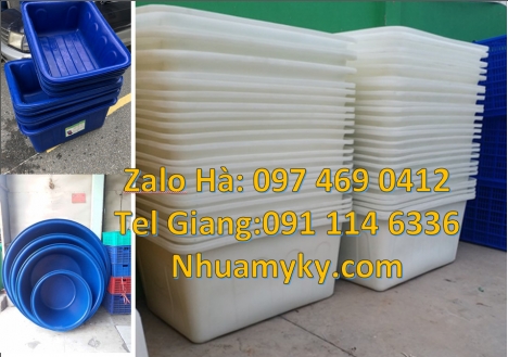 Thùng nhựa tròn 2000 lít, thùng nhựa tròn 1500 lít, thùng nhựa dung tích lớn chữ nhật, thùng