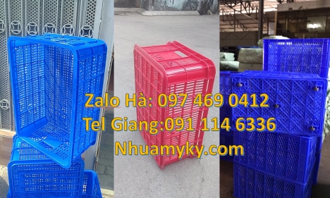 sóng nhựa bít Rổ nhựa đựng trái cây, sóng nhựa hở có nắp đậy, sóng nhựa có bánh xe, sọt nhựa có nắp