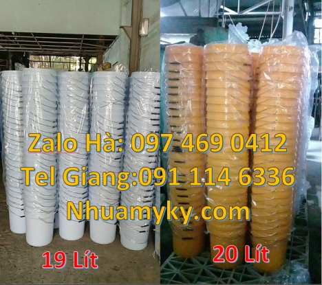 Thùng nhựa vuông giá rẻ, Vỏ thùng đựng sơn 10 lít, Thùng nhựa giá rẻ, Vỏ thùng nhựa 18 lít, X