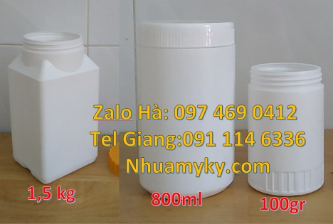 hũ 250 gram đựng mật ong Hũ 50 gr garenty, hũ 50gr nắp xé, hũ 200g đựng bơ thực vật, hũ nhựa tròn tr