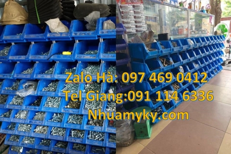 Kệ nhựa giá rẻ, khay đựng linh kiện, Hộp nhựa duy tân, bán giá sỉ kệ nhựa Khay nhựa xanh duy tân,