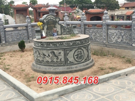 612#+ Mẫu mộ đá địa táng đẹp