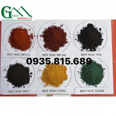 Bột màu oxit sắt giá thành tốt tại Hà Nội