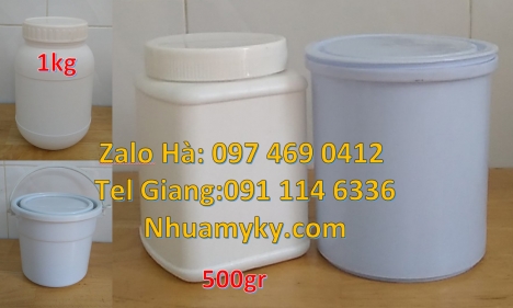 hũ 250 gram đựng mật ong Hũ 50 gr garenty, hũ 50gr nắp xé, hũ 200g đựng bơ thực vật, hũ nhựa tròn tr