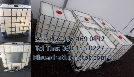 Bồn ibc, Thùng nhựa dung tích lớn, tank nhựa ibc 1 khối, bồn nhựa 1000 lít đựng hóa chất, Bồn IBC100
