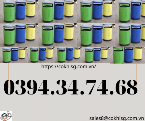 Thùng rác sơn tĩnh điện