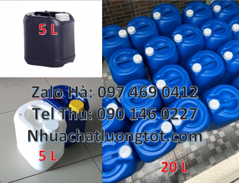 can 4l vuông, can 5l đựng dầu nhớt, can nhựa 0.5L đựng hóa chất, can nhựa 1L 2L đựng dung môi, Can n