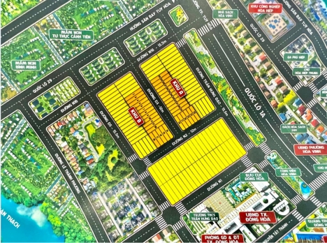 Đất nền sổ đỏ trung tâm tx Đông Hoà khu kinh tế biển Nam Phú Yên