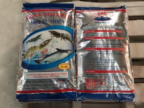 Khoáng tinh khiết dùng trong thủy sản
