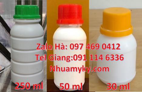 chai nhựa pet 100 ml, chai giá rẻ 50 ml, chai nhựa tròn, Chai nhựa đựng thuốc thú y, chai nhựa đựng