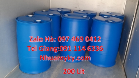 Phuy nhựa 120 lít, Phuy nhựa 150 lít nắp mở Giá bán thùng phi nhựa 30l, Thùng phi nhựa 200l, Phuy nh