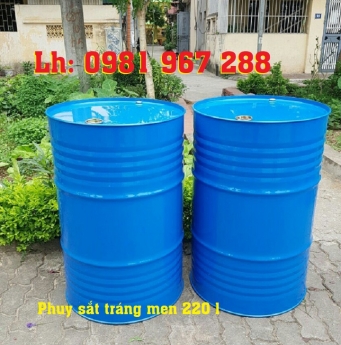 Thùng phuy sắt 220l đựng thực phẩm
