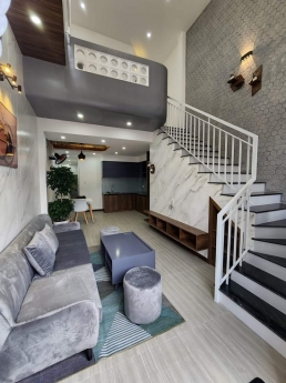 Bán nhà Tú Quỳ 56m x 2 kiệt 3m mới xây thiết kế Châu Âu