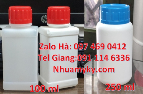 chai nhựa pet 100 ml, chai giá rẻ 50 ml, chai nhựa tròn, Chai nhựa đựng thuốc thú y, chai nhựa đựng