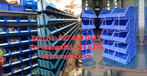 Kệ xanh duy tân, khay đựng linh kiện, Hộp nhựa duy tân, bán giá sỉ kệ nhựa Khay nhựa xanh duy tân, K