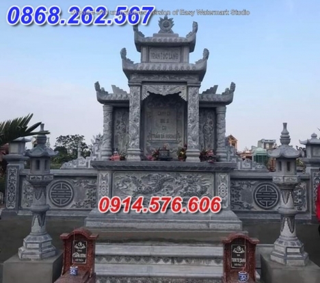 817#+ Mẫu lăng mộ đá gia đình đẹp