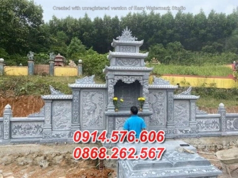 822#+ Mẫu lăng mộ gia tộc đẹp bằng đá