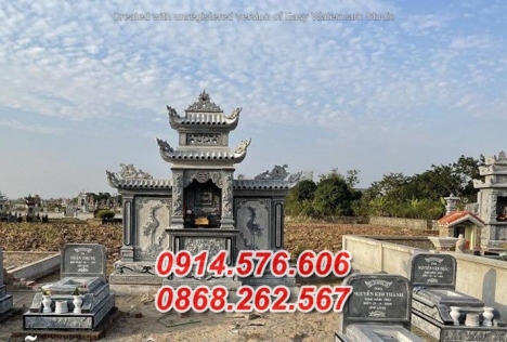 817#+ Mẫu lăng mộ đá gia đình đẹp