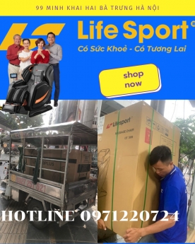 Hot Sập Sàn Ghế Massage Lifesport Ls-2800Plus Mua Vu Lan Quà Hấp Dẫn-GOI 097122O24