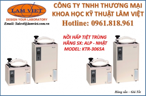 NỒI HẤP TIỆT TRÙNG APL KTR-3065A ALP NHẬT BẢN HÀNG SẴN