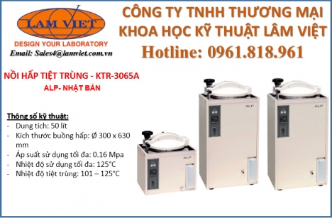 NỒI HẤP APL - DÙNG CHO PHÒNG THÍ NGHIỆM