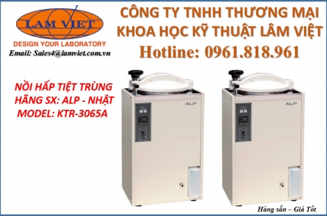 NỒI HẤP TIỆT TRÙNG APL KTR-3065A ALP NHẬT BẢN HÀNG SẴN