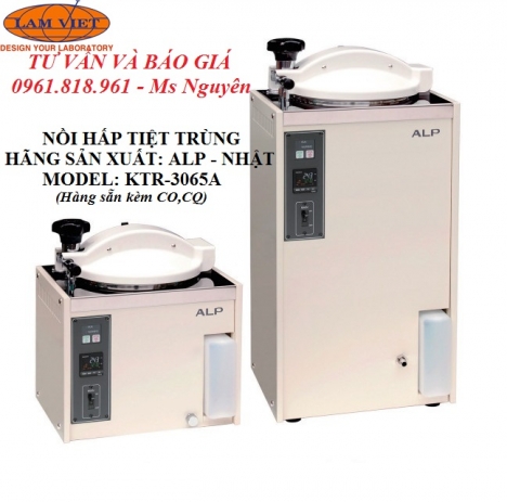 NỒI HẤP TIỆT TRÙNG APL KTR-3065A ALP NHẬT BẢN HÀNG SẴN
