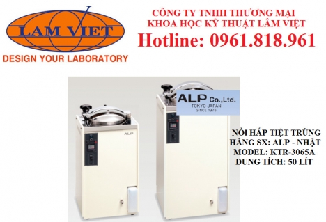 NỒI HẤP TIỆT TRÙNG APL KTR-3065A ALP NHẬT BẢN HÀNG SẴN