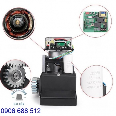 Lắp đặt motor cổng lùa tự động tại Gia Lai