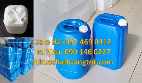 can 20 lít đựng axit, can nhựa 25 lít đựng dầu thực vật giá rẻ, can nhựa 18 lít đựng hóa chất, can n