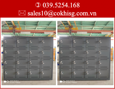 tủ locker, tủ chứa đồ công nhân hàng sẵn tại xưởng