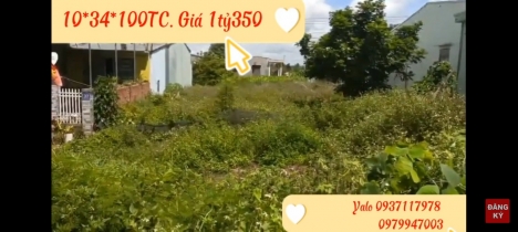 Bán 10m đất thổ cư Ngay TT  chợ Ia Le, Gia Lai. Giá 1ty350