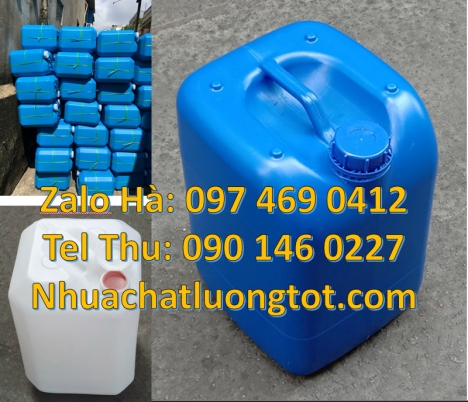 can 20 lít đựng axit, can nhựa 25 lít đựng dầu thực vật giá rẻ, can nhựa 18 lít đựng hóa chất, can n