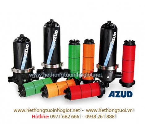 Lọc đĩa Azud, hệ thống lọc tự động Azud Tây Ban Nha