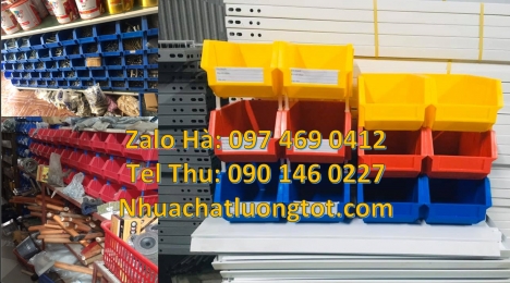 khay đựng dụng cụ cơ khí, hộp nhựa duy tân Kệ phụ tùng, kệ đựng linh kiện, kệ đựng hàng hóa, thùng