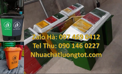 Thùng rác nắp lật bộ 3, Thùng rác 2 ngăn nắp lật, Thùng rác 3 ngăn bập bênh, Nơi bán Thùng Rác 2 Ngă