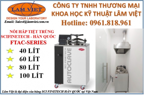 NỒI HẤP TIỆT TRÙNG SCI  - FTAC SERIES HÀN QUỐC