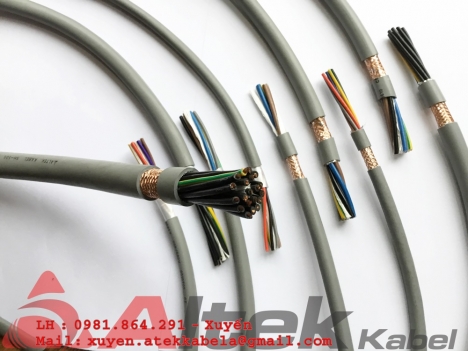 Cáp điều khiển lõi đồng 2-30 lõi nhập khẩu chống nhiễu/ không chống nhiễu - giao hàng toàn quốc