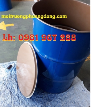 Bán thùng phuy sắt  220L nắp hở tráng epoxy